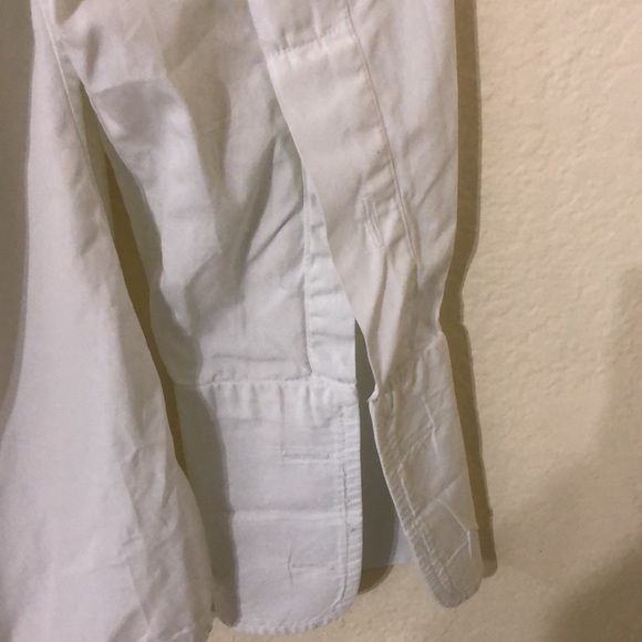 YvesSaintLaurent white shirt long sleeves sz38-15 - Picture 5 of 8